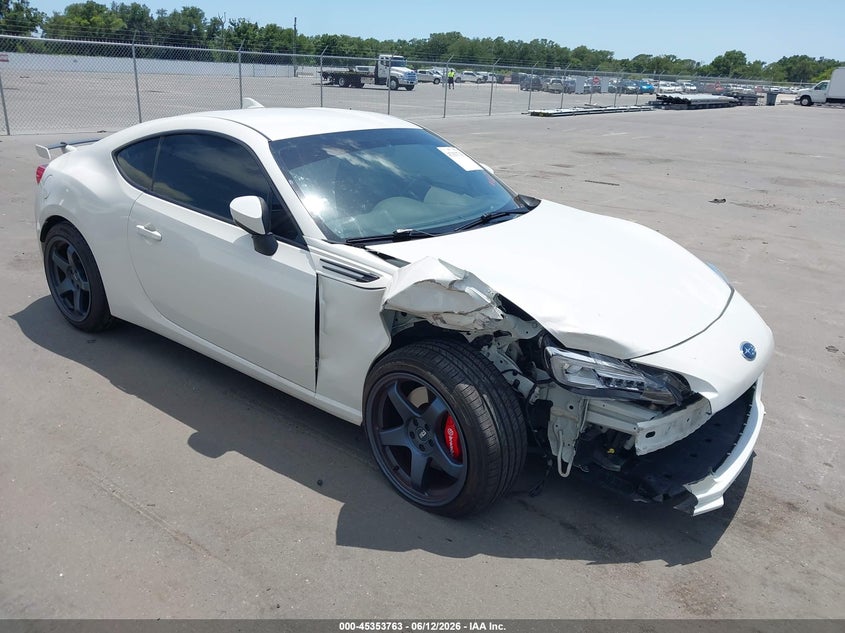 2020 Subaru Brz VIN JF1ZCAC13L9703283 IAAI salvage auction — RIGHT FRONT, Salvage Title, sold $7,350 on 2026-07-13 (photo 1)