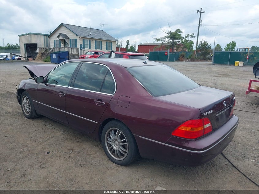2003 Lexus Ls VIN JTHBN30F730110109 IAAI salvage auction — FRONT END, Clear (Virginia), sold $25 on 2026-07-30 (photo 3)