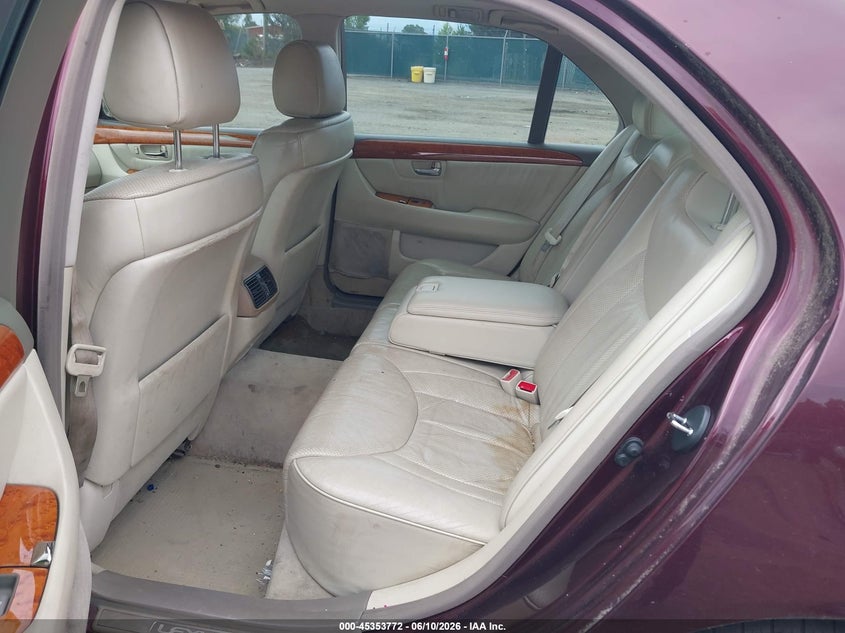 2003 Lexus Ls VIN JTHBN30F730110109 IAAI salvage auction — FRONT END, Clear (Virginia), sold $25 on 2026-07-30 (photo 8)