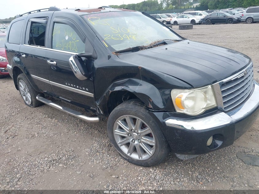 2007 Chrysler Aspen VIN 1A8HW582X7F507721 IAAI salvage auction — FRONT & REAR, Bill Of Sale (New York), sold $425 on 2026-07-14 (photo 1)