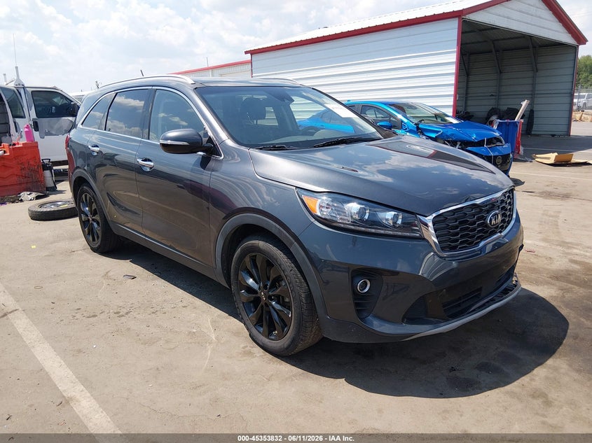 2020 Kia Sorento VIN 5XYPH4A50LG677136 IAAI salvage auction — LEFT FRONT, Salvage (North Carolina), sold $4,275 on 2026-07-15 (photo 1)