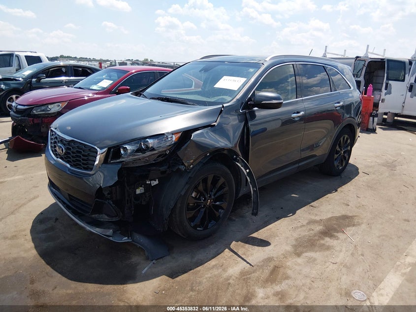 2020 Kia Sorento VIN 5XYPH4A50LG677136 IAAI salvage auction — LEFT FRONT, Salvage (North Carolina), sold $4,275 on 2026-07-15 (photo 2)