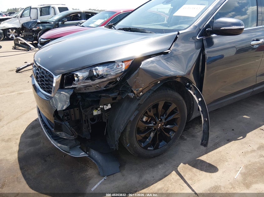 2020 Kia Sorento VIN 5XYPH4A50LG677136 IAAI salvage auction — LEFT FRONT, Salvage (North Carolina), sold $4,275 on 2026-07-15 (photo 6)