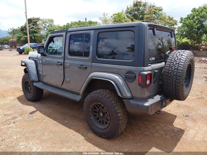2020 Jeep Wrangler / VIN 1C4HJXEN4LW235953 IAAI salvage auction — LEFT FRONT, Salvage Title, sold $3,600 on 2026-07-31 (photo 3)