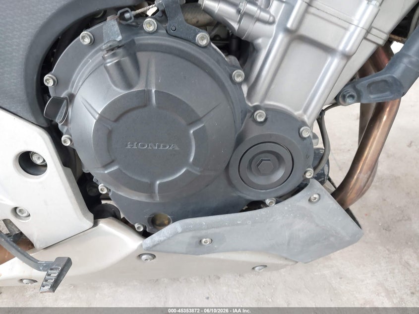 2014 Honda Cb VIN MLHPC4662E5100634 IAAI salvage auction — FRONT END, Original (Texas), sold $1,300 on 2026-07-14 (photo 8)