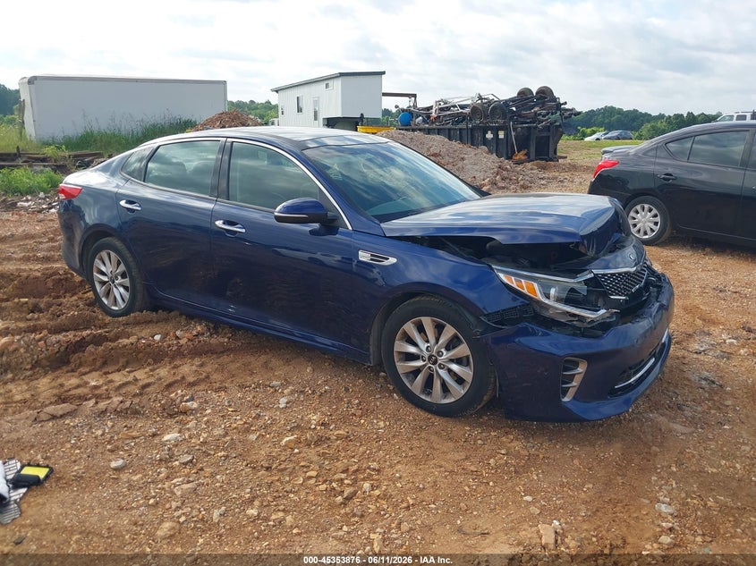 2017 Kia Optima VIN 5XXGU4L36HG134814 IAAI salvage auction — FRONT END, Salvage (Missouri), sold $1,250 on 2026-07-20 (photo 1)