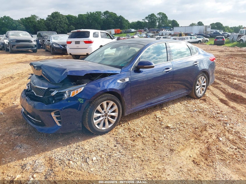 2017 Kia Optima VIN 5XXGU4L36HG134814 IAAI salvage auction — FRONT END, Salvage (Missouri), sold $1,250 on 2026-07-20 (photo 2)