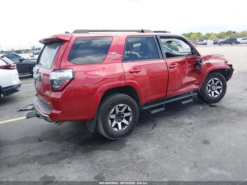 2022 Toyota 4runner VIN JTERU5JR1N6060634 IAAI salvage auction — RIGHT SIDE, Salvage Title, sold $25 on 2026-07-23 (photo 4)