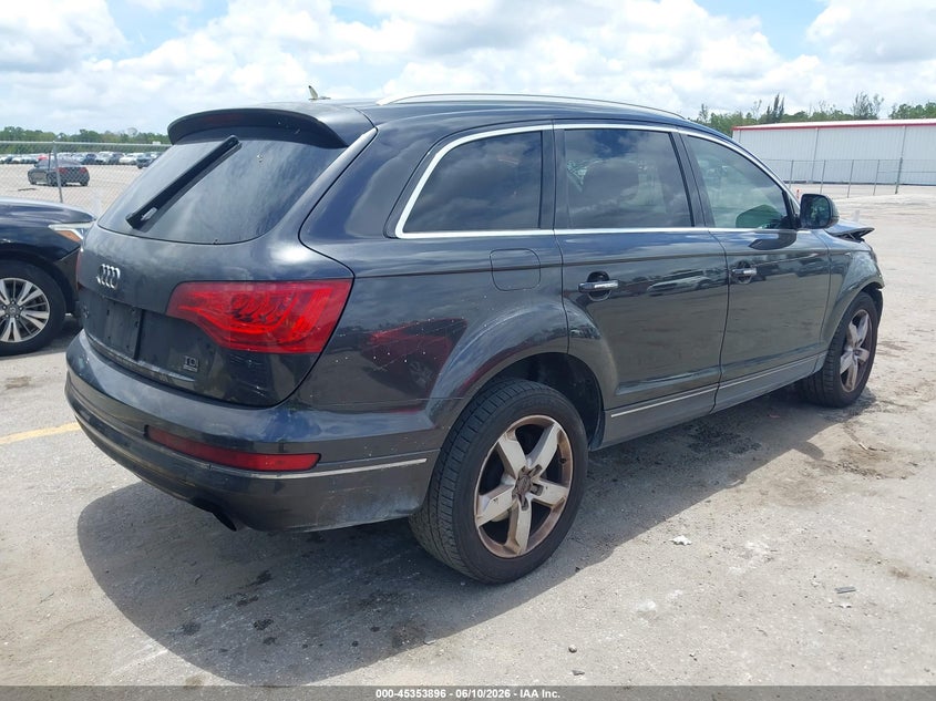 2012 Audi Q7 VIN WA1LMAFE3CD003248 IAAI salvage auction — FRONT END, Rebuildable (Florida), sold $375 on 2026-07-20 (photo 4)