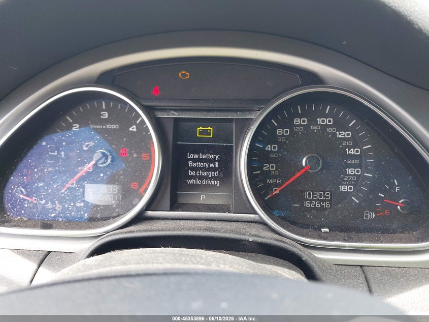 2012 Audi Q7 VIN WA1LMAFE3CD003248 IAAI salvage auction — FRONT END, Rebuildable (Florida), sold $375 on 2026-07-20 (photo 7)