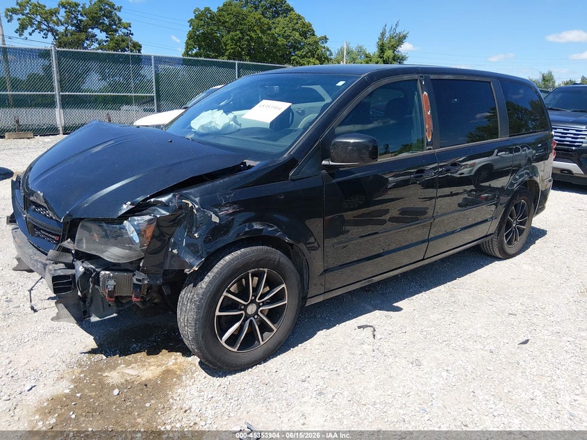 2016 Dodge Caravan VIN 2C4RDGBG4GR278558 IAAI salvage auction — FRONT END, Salvage (Kentucky), sold $400 on 2026-07-10 (photo 2)