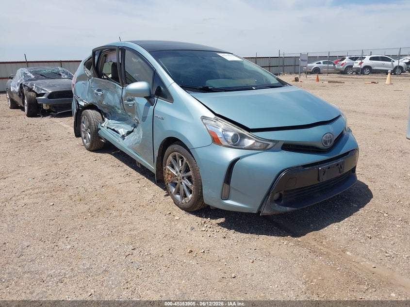 2017 Toyota Prius v VIN JTDZN3EU1HJ063376 IAAI salvage auction — RIGHT SIDE, Salvage (Texas), sold $2,675 on 2026-07-06 (photo 1)