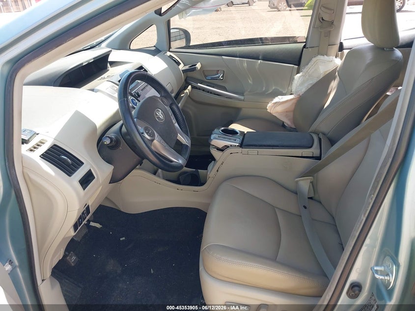 2017 Toyota Prius v VIN JTDZN3EU1HJ063376 IAAI salvage auction — RIGHT SIDE, Salvage (Texas), sold $2,675 on 2026-07-06 (photo 5)