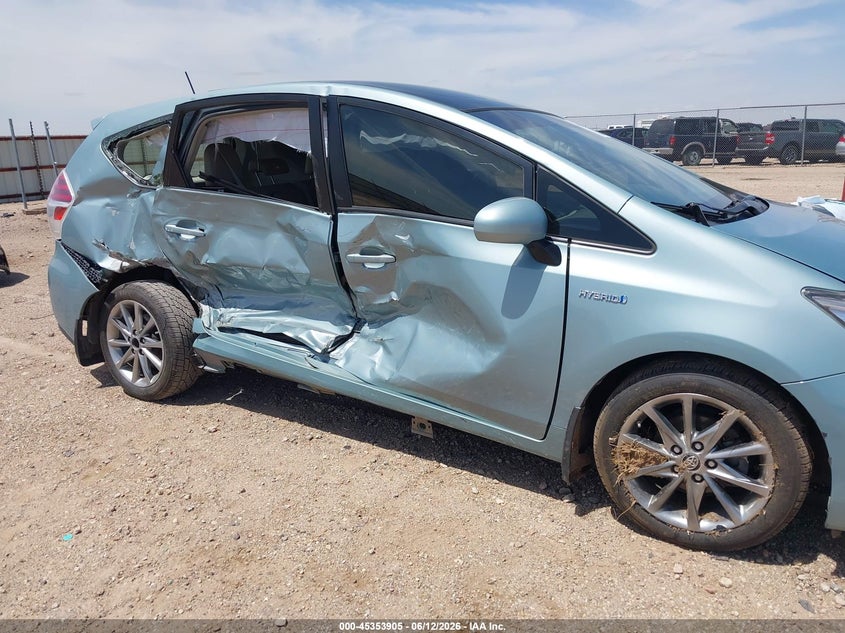 2017 Toyota Prius v VIN JTDZN3EU1HJ063376 IAAI salvage auction — RIGHT SIDE, Salvage (Texas), sold $2,675 on 2026-07-06 (photo 6)