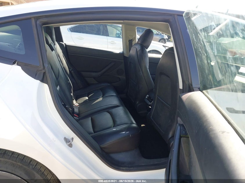 2022 Tesla Model 3 VIN 5YJ3E1EA7NF168748 IAAI salvage auction — RIGHT FRONT, Salvage (California), sold $6,400 on 2026-07-16 (photo 8)