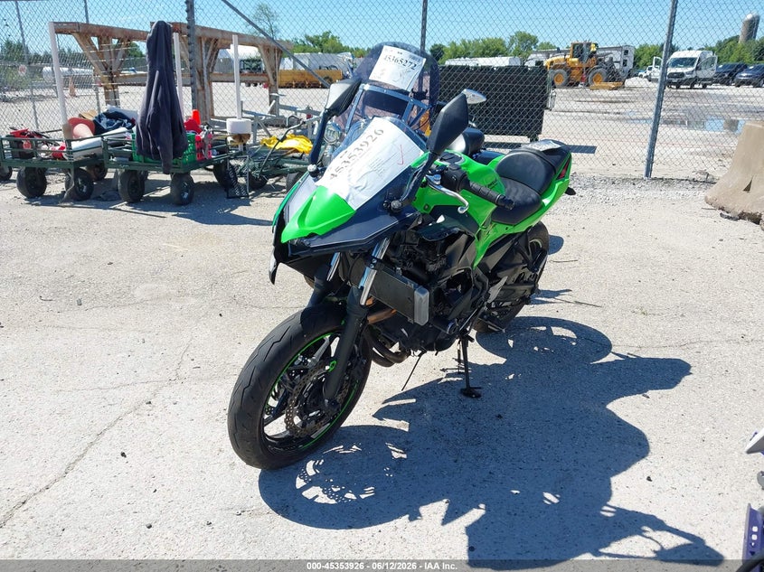 2023 Kawasaki Ninja VIN ML5EXEP12PDAA0297 IAAI salvage auction — FRONT END, Junk Bill Of Sale Mv2459 (Wisconsin), sold $25 on 2026-07-21 (photo 2)