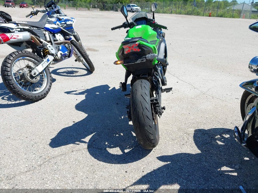 2023 Kawasaki Ninja VIN ML5EXEP12PDAA0297 IAAI salvage auction — FRONT END, Junk Bill Of Sale Mv2459 (Wisconsin), sold $25 on 2026-07-21 (photo 6)