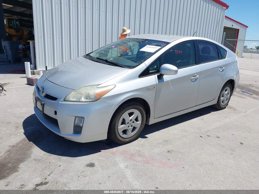 2011 Toyota Prius VIN JTDKN3DU1B1460399 IAAI salvage auction — REAR END, Certificate Of Title (Nebraska), sold $1,250 on 2026-07-29 (photo 2)