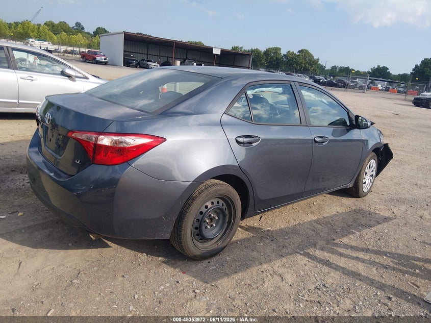 2019 Toyota Corolla VIN 5YFBURHE9KP940033 IAAI salvage auction — FRONT END, Salvage (Tennessee), sold $1,700 on 2026-07-22 (photo 4)