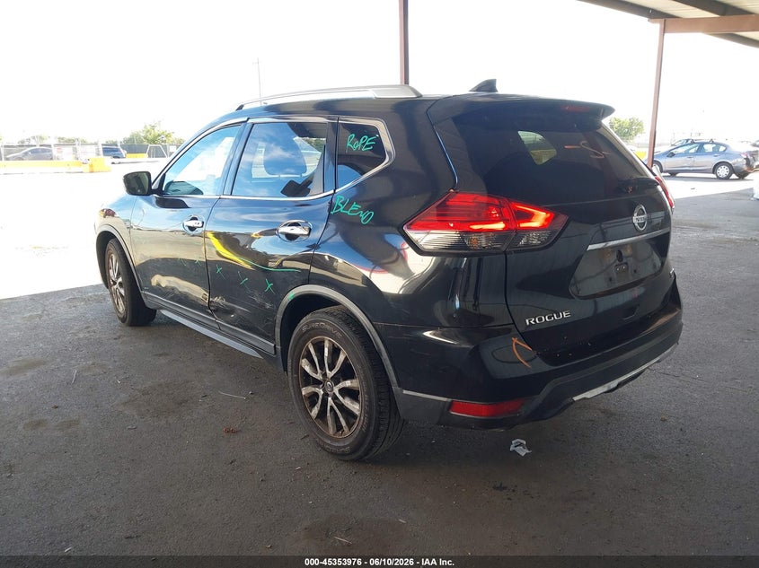 2017 Nissan Rogue VIN KNMAT2MT9HP512371 IAAI salvage auction — LEFT SIDE, Salvage Title, sold $25 on 2026-07-23 (photo 3)