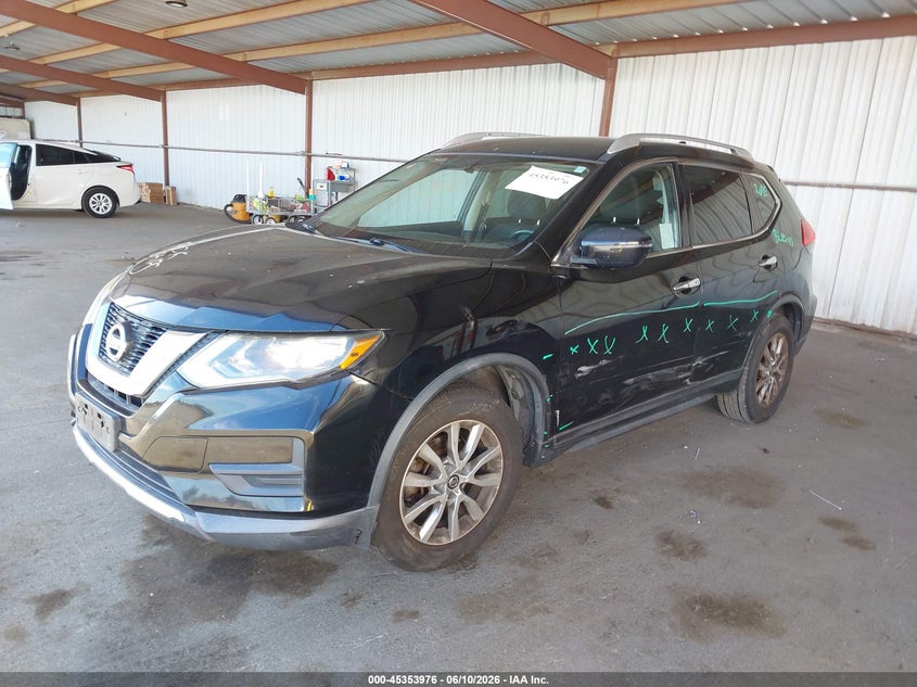 2017 Nissan Rogue VIN KNMAT2MT9HP512371 IAAI salvage auction — LEFT SIDE, Salvage Title, sold $25 on 2026-07-23 (photo 6)