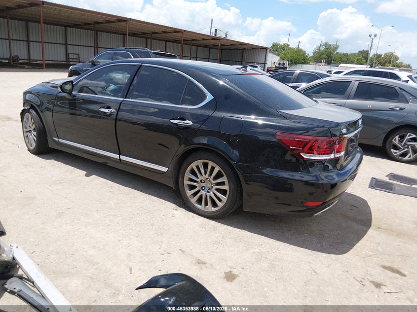 2013 Lexus Ls VIN JTHBL5EF2D5118729 IAAI salvage auction — FRONT END, Salvage (Texas), sold $1,800 on 2026-07-15 (photo 3)