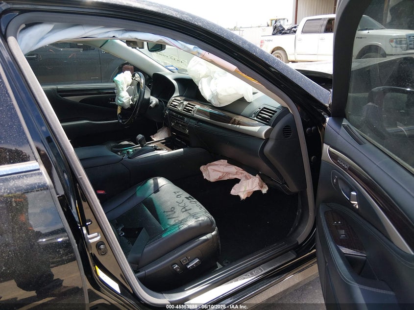 2013 Lexus Ls VIN JTHBL5EF2D5118729 IAAI salvage auction — FRONT END, Salvage (Texas), sold $1,800 on 2026-07-15 (photo 5)