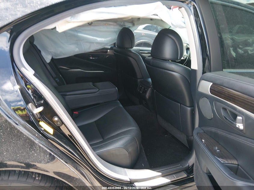 2013 Lexus Ls VIN JTHBL5EF2D5118729 IAAI salvage auction — FRONT END, Salvage (Texas), sold $1,800 on 2026-07-15 (photo 8)