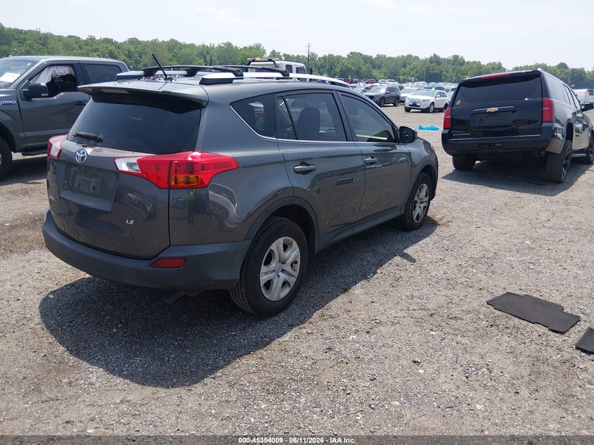 2015 Toyota VIN JTMZFREVXFJ030995 IAAI salvage auction — LEFT FRONT, Salvage Title, sold $3,900 on 2026-07-20 (photo 4)