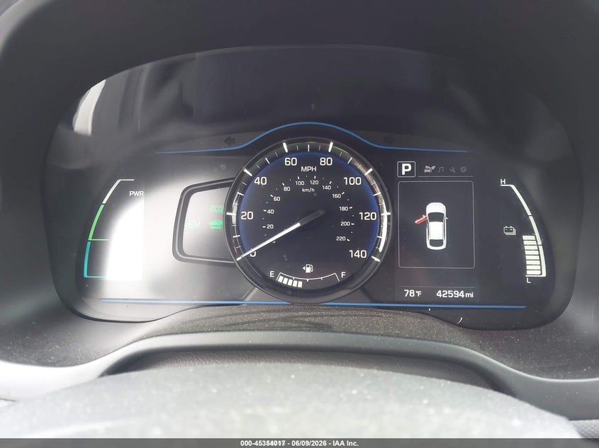 2018 Hyundai Ioniq hybrid VIN KMHC65LC6JU075791 IAAI salvage auction — NORMAL WEAR, Sf97 (Kentucky), sold $11,500 on 2026-07-15 (photo 7)