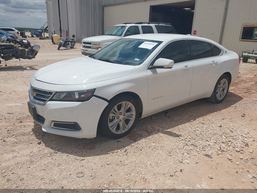 2015 Chevrolet Impala VIN 2G1115SL1F9218610 IAAI salvage auction — HAIL, Original (Texas), sold $1,550 on 2026-08-03 (photo 2)