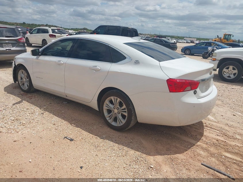 2015 Chevrolet Impala VIN 2G1115SL1F9218610 IAAI salvage auction — HAIL, Original (Texas), sold $1,550 on 2026-08-03 (photo 3)