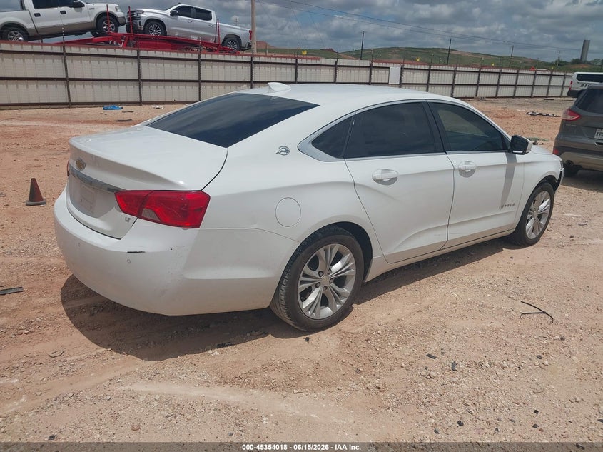 2015 Chevrolet Impala VIN 2G1115SL1F9218610 IAAI salvage auction — HAIL, Original (Texas), sold $1,550 on 2026-08-03 (photo 4)