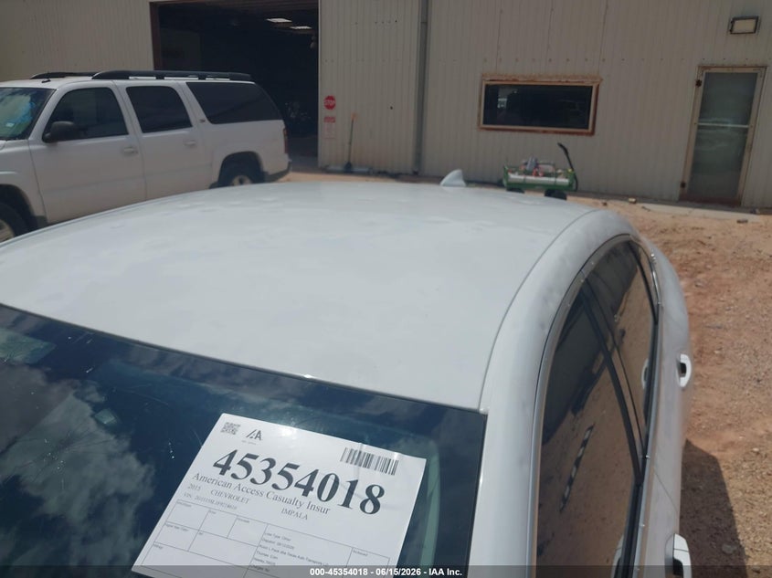 2015 Chevrolet Impala VIN 2G1115SL1F9218610 IAAI salvage auction — HAIL, Original (Texas), sold $1,550 on 2026-08-03 (photo 6)