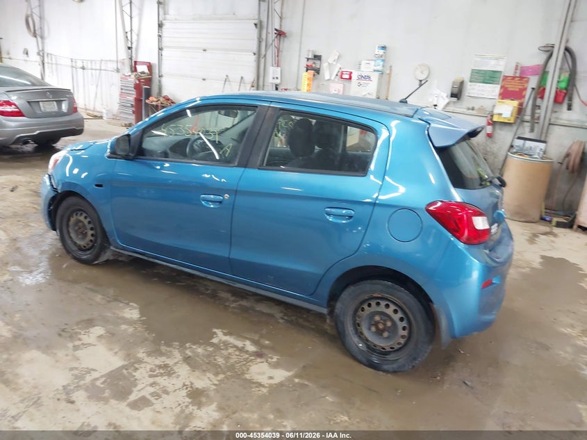 2018 Mitsubishi Mirage VIN ML32A3HJ9JH004185 IAAI salvage auction — RIGHT FRONT, Salvage Title, sold $725 on 2026-07-12 (photo 3)