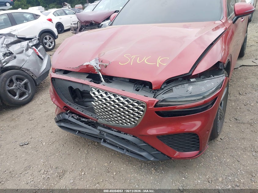 2023 Genesis Gv70 VIN KMUMADTB3PU091820 IAAI salvage auction — FRONT END, Salvage Title, sold $450 on 2026-07-28 (photo 6)