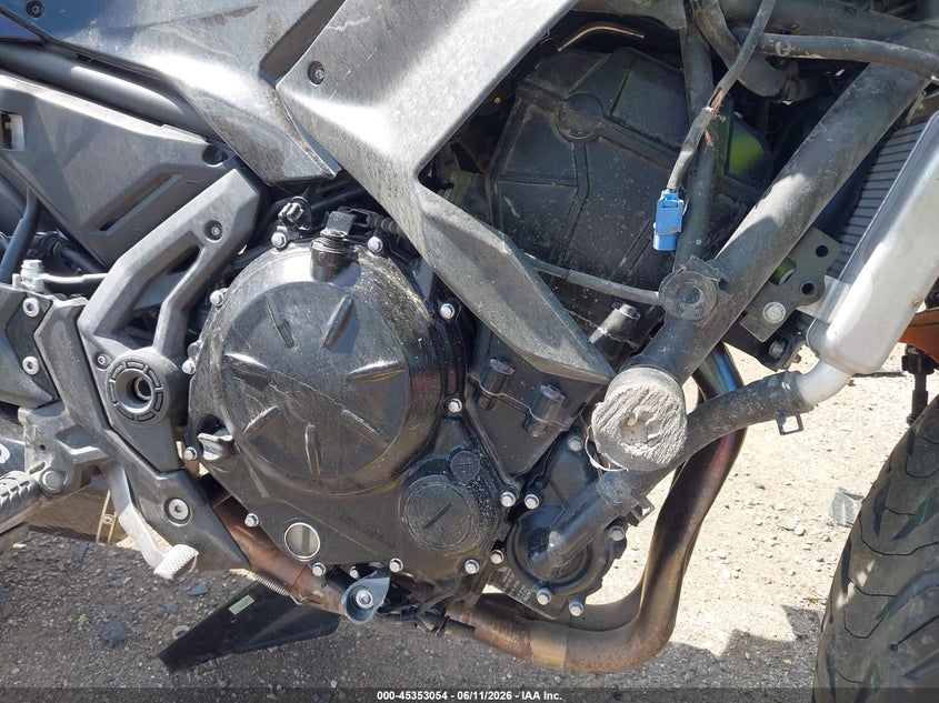 2025 Kawasaki Ninja VIN ML5EXEP18SDAE4216 IAAI salvage auction — FRONT END, Scrap (Michigan), sold $150 on 2026-07-14 (photo 8)
