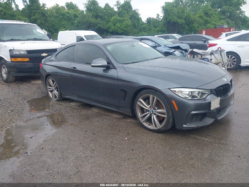 2014 BMW 4er VIN WBA3R1C5XEF729270 IAAI salvage auction — NORMAL WEAR, Clear-Dealer Only (Maryland), sold $1,450 on 2026-07-09 (photo 1)