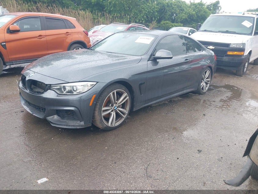 2014 BMW 4er VIN WBA3R1C5XEF729270 IAAI salvage auction — NORMAL WEAR, Clear-Dealer Only (Maryland), sold $1,450 on 2026-07-09 (photo 2)