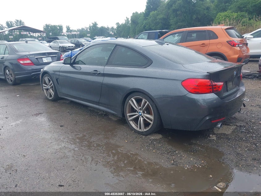 2014 BMW 4er VIN WBA3R1C5XEF729270 IAAI salvage auction — NORMAL WEAR, Clear-Dealer Only (Maryland), sold $1,450 on 2026-07-09 (photo 3)