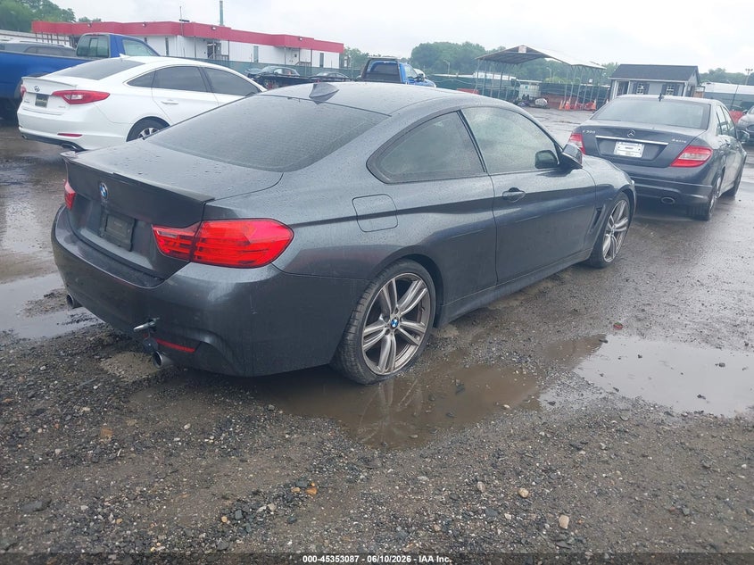 2014 BMW 4er VIN WBA3R1C5XEF729270 IAAI salvage auction — NORMAL WEAR, Clear-Dealer Only (Maryland), sold $1,450 on 2026-07-09 (photo 4)