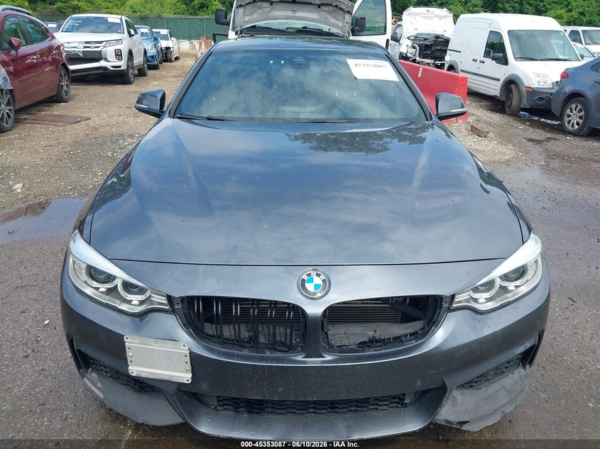 2014 BMW 4er VIN WBA3R1C5XEF729270 IAAI salvage auction — NORMAL WEAR, Clear-Dealer Only (Maryland), sold $1,450 on 2026-07-09 (photo 6)