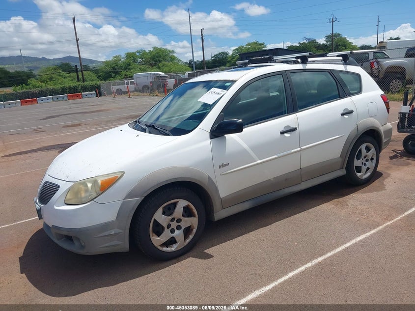2006 Pontiac Vibe VIN 5Y2SL65876Z404032 IAAI salvage auction — NORMAL WEAR, Clear (Hawaii), sold $200 on 2026-07-28 (photo 2)