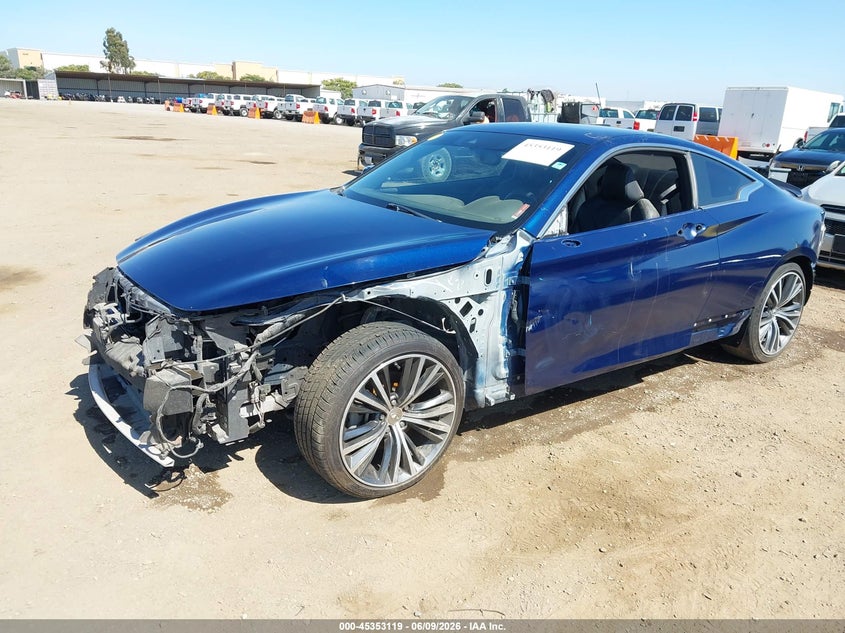 2019 Infiniti Q60 VIN JN1EV7EK8KM230894 IAAI salvage auction — FRONT & REAR, Salvage Title, sold $6,450 on 2026-07-29 (photo 2)