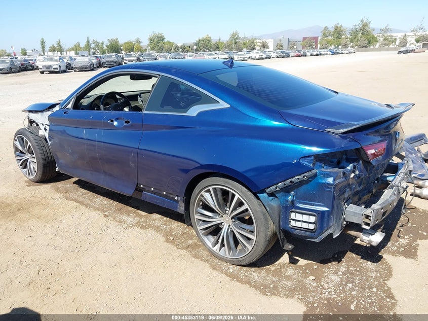 2019 Infiniti Q60 VIN JN1EV7EK8KM230894 IAAI salvage auction — FRONT & REAR, Salvage Title, sold $6,450 on 2026-07-29 (photo 3)