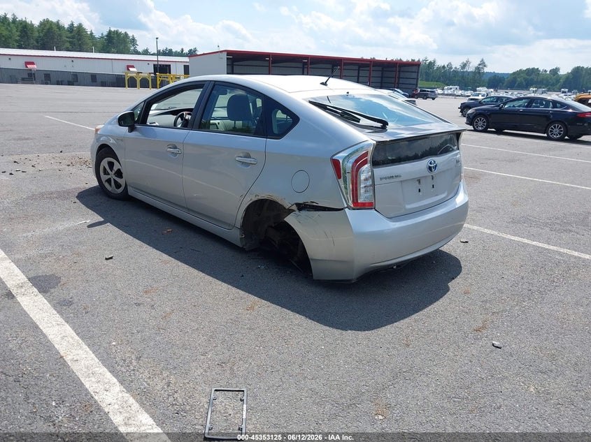2014 Toyota Prius VIN JTDKN3DU0E1747379 IAAI salvage auction — LEFT REAR, Mv-907A (New York), sold $1,250 on 2026-07-09 (photo 3)