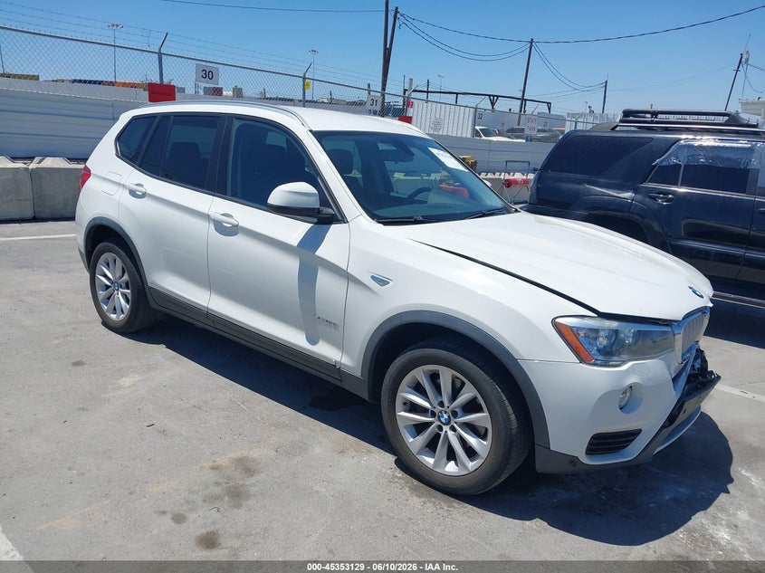 2015 BMW X3 VIN 5UXWX9C57F0D54769 IAAI salvage auction — FRONT END, Salvage Title, sold $700 on 2026-07-29 (photo 1)