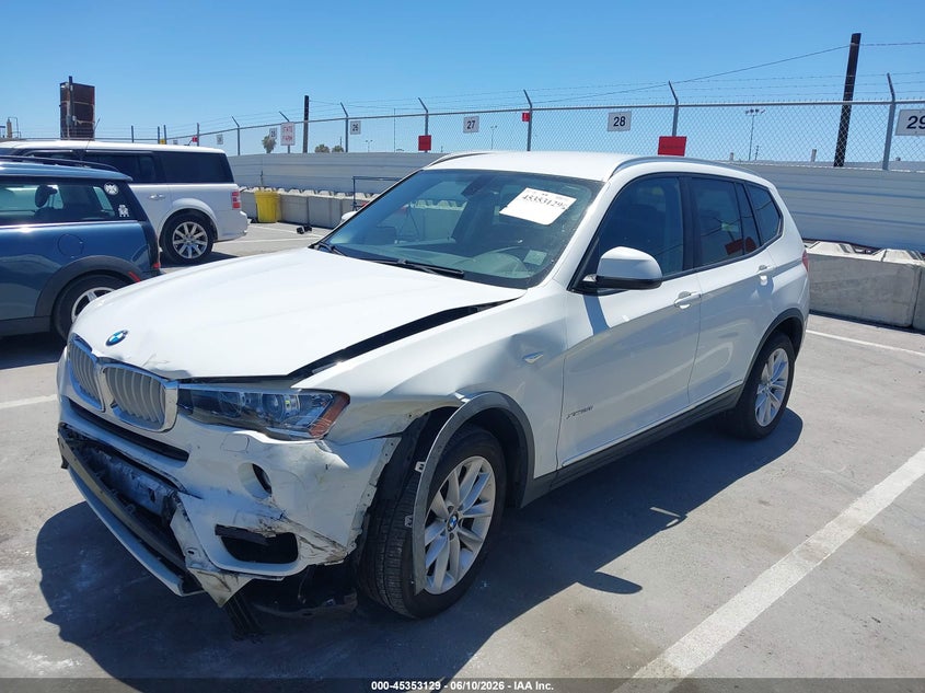 2015 BMW X3 VIN 5UXWX9C57F0D54769 IAAI salvage auction — FRONT END, Salvage Title, sold $700 on 2026-07-29 (photo 2)