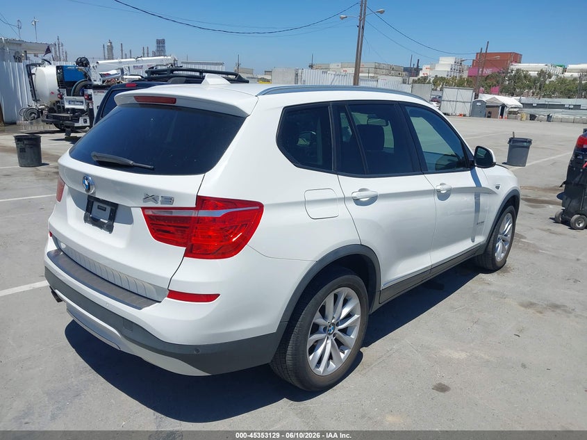 2015 BMW X3 VIN 5UXWX9C57F0D54769 IAAI salvage auction — FRONT END, Salvage Title, sold $700 on 2026-07-29 (photo 4)
