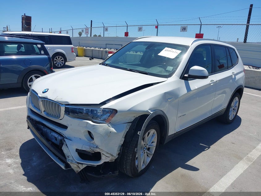 2015 BMW X3 VIN 5UXWX9C57F0D54769 IAAI salvage auction — FRONT END, Salvage Title, sold $700 on 2026-07-29 (photo 6)